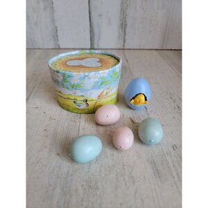 Unique Easter egg Bird Box Figure Set decor spring home